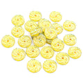 Round Embossed Rose Resin Cabochons in Eleven Colors and Mix view 12