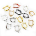 U Shaped Leverback Earring Hooks With Hanging Loops view 5