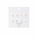 Cute Rabbit Or Bear Multi Pair Stud Earring Card Sets view 5
