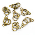 Handcuff Shape Charms with Freedom Lettering in Mixed Finishes view 4