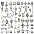 Alloy Metallic Sports Theme and Cheerleading Theme Metal Charms with 15 Listed Options view 1