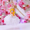 Jeweled Ballgown Princess Doll Keychains in Eight Dress Colorways view 11