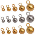 Metallic Round Bead Metal Charms with 10 Listed Options view 5