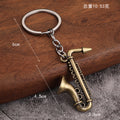 Miniature Metal Musical Instrument Keychains In Nine Styles view 2