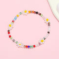 Faceted Bead Flower Stretch Bracelets in Three Colorways view 3