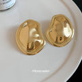 Organic Irregular Metal Plaque Necklace Stud Pieces view 4