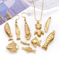 Gold-Tone Mermaid and Shell Shell Charms with 10 Listed Options view 2