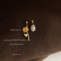 Freshwater Pearl Stud Collection Asymmetric Rose Styles view 6