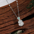 Mini Gourd Pendant Necklaces Silver Tone 7 Stone Colors view 8