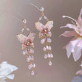 Assorted Crystal Statement Drop Earrings with Reflective Details view 4