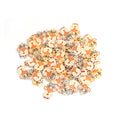 Orange Enamel Christmas Reindeer Pendant Charms in Two Finishes view 5