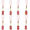 Eight-Message Red Chinese Exam Blessing Phone Strap Charm Collection view 5