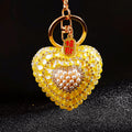 Cat Eye Heart Keychains in Eight Colors with Fortune Loop Options view 6