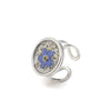 Silver Blue Flower