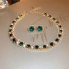 Green Crystal Set