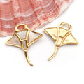 Gold-Tone Turtle and Seashell Shell Charms with 10 Listed Options view 8