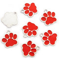 Enamel-Look Gold Silver Cat Paw Alloy Charms in 14 Styles view 11