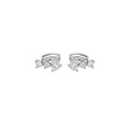 Heart Crystal Ear Cuffs In Silver And Gold Tone Variations view 5