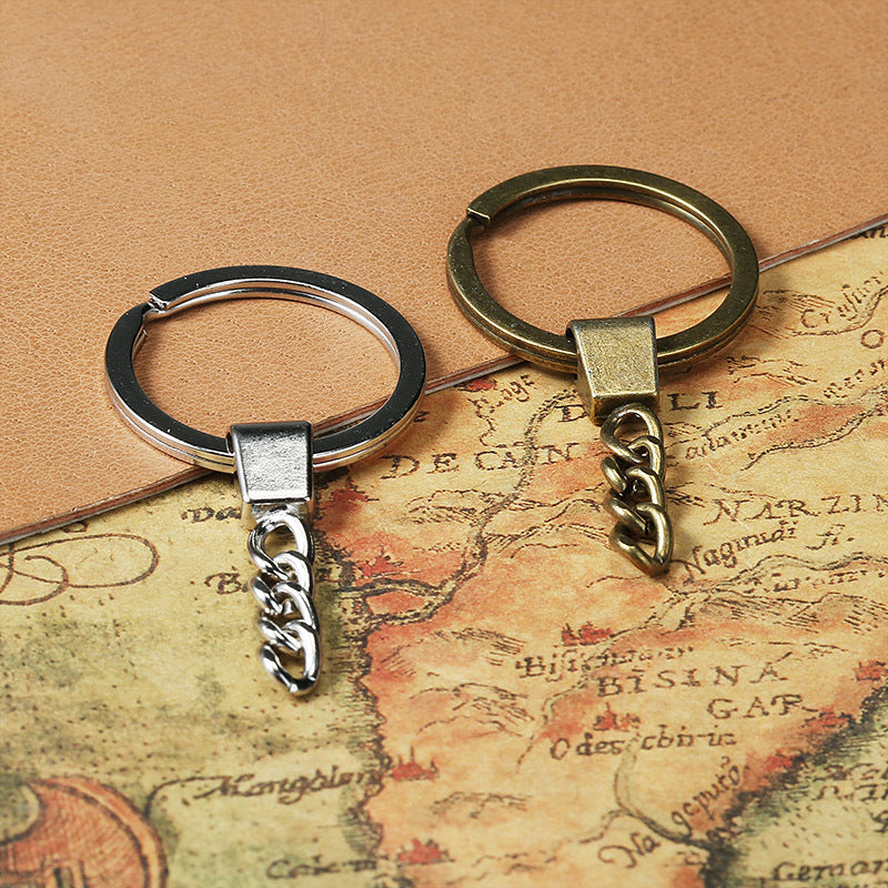 30mm Chain Key Ring Keychain DIY Accessory