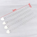 Five Charm Style Metal Extension Chains Jewelry Findings view 9