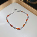 Seven Color Crystal Teardrop Chain Bracelets Jewelry Accessory view 11