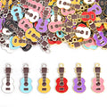 Enamel-Look Gold Silver Guitar Alloy Charms in 14 Styles view 4