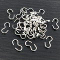 S-Shaped Jewelry Connectors in Five Metal Finishes view 2