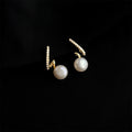 Gold Pearl Clip-On Earrings Assorted Decorative Styles view 9