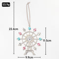 Rhinestone Eiffel Ferris Wheel Ornament Multicolor Clear view 2