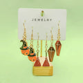 Halloween Charm Drop Earring Sets in Enamel and Antique Silver view 4