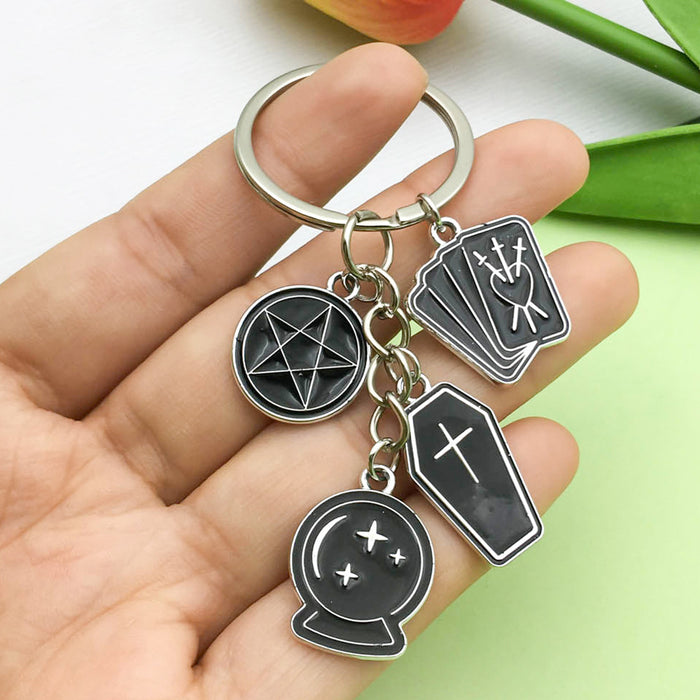 Halloween Charm Keychains in 10 Pictured Variations for Bags and Keys
