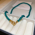 Assorted Beaded Pearl Stone Necklaces Thirteen Styles view 8