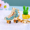 Crystal Roller Skate Keychains in Four Colors plus Assorted Color Option view 2