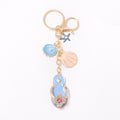 Rhinestone Flip Flop Beach Keychain Shell Starfish Charms view 5