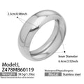 Mirror Polished Dome Bangle Gold Steel Multiple Widths view 12