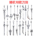 Gun Metallic Sword Metal Charms for Jewelry and Craft Projects view 6