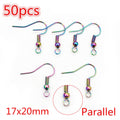 Rainbow Finish Lobster Clasps Key Rings and Earring Hooks view 6
