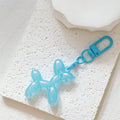Iridescent Balloon Dog Keychains Macaron Colors Plus Set view 6