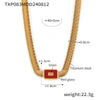 Red Glass Necklace