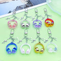 Headphone Charm Keychains in 25 Pictured Variations for Bags and Keys view 2