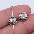 9x8mm 0.9g Antique Silver Zinc Alloy Shell Loose Metal Beads for DIY Ocean Jewelry Making