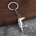 Silver Tone Metal Tool-Shaped Keychains In 12 Designs view 10