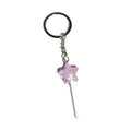 Resin Glitter Star Lollipop Keychains Silver Ring 5 Colors view 5