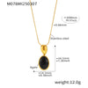 Gold Black Agate