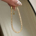 Crystal Chain Bracelets in Four Gold and Silver Styles view 6