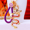 Mixed Pearl Crystal Zodiac and Tassel Dragon Keychains in Forty Seven Styles view 11
