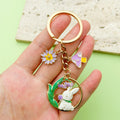 Easter Bunny Charm Keychains Featuring Purple Bunny Across 19 Pictured Variations view 3
