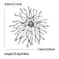 Radiating Sunburst Brooch In Four Metal Tone Designs view 5