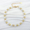 Round Bead Matte Gold-Tone Spacer Bead Metal Beads with 8 Listed Options view 3