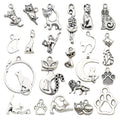 Metallic Cat Metal Charms with 23 Listed Options for DIY Jewelry Making view 1